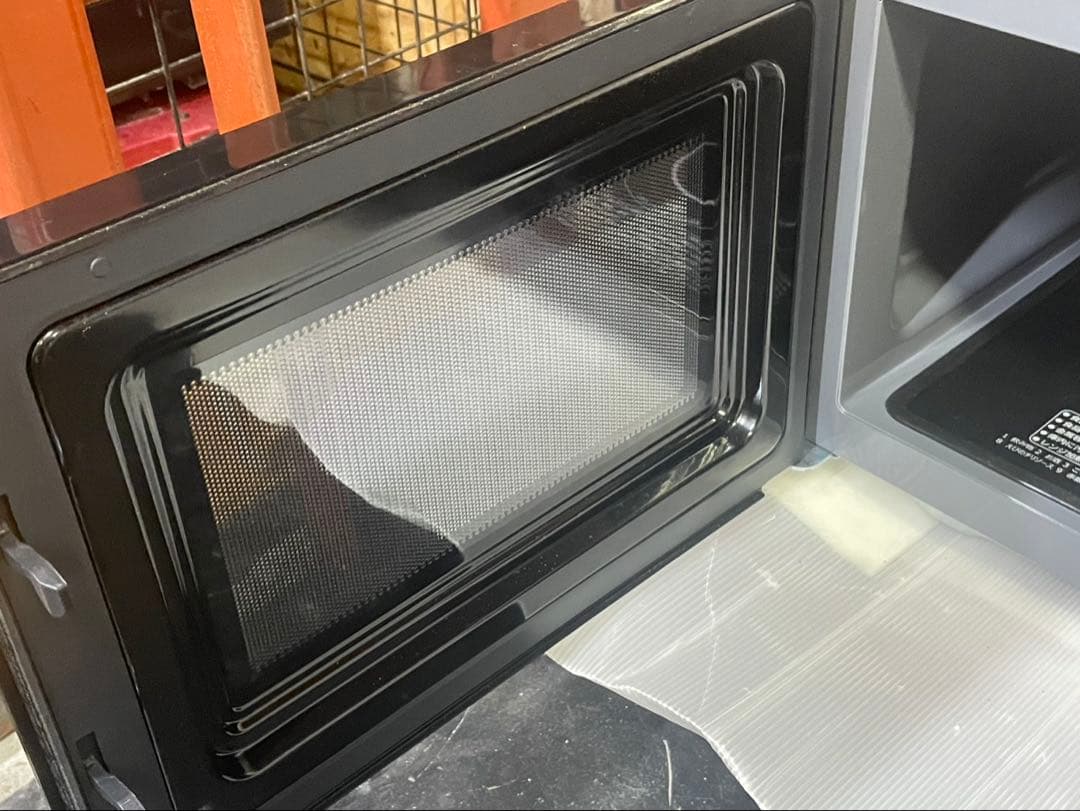 大阪引取限定　山善　黒 ミラー仕上げ オーブンレンジ