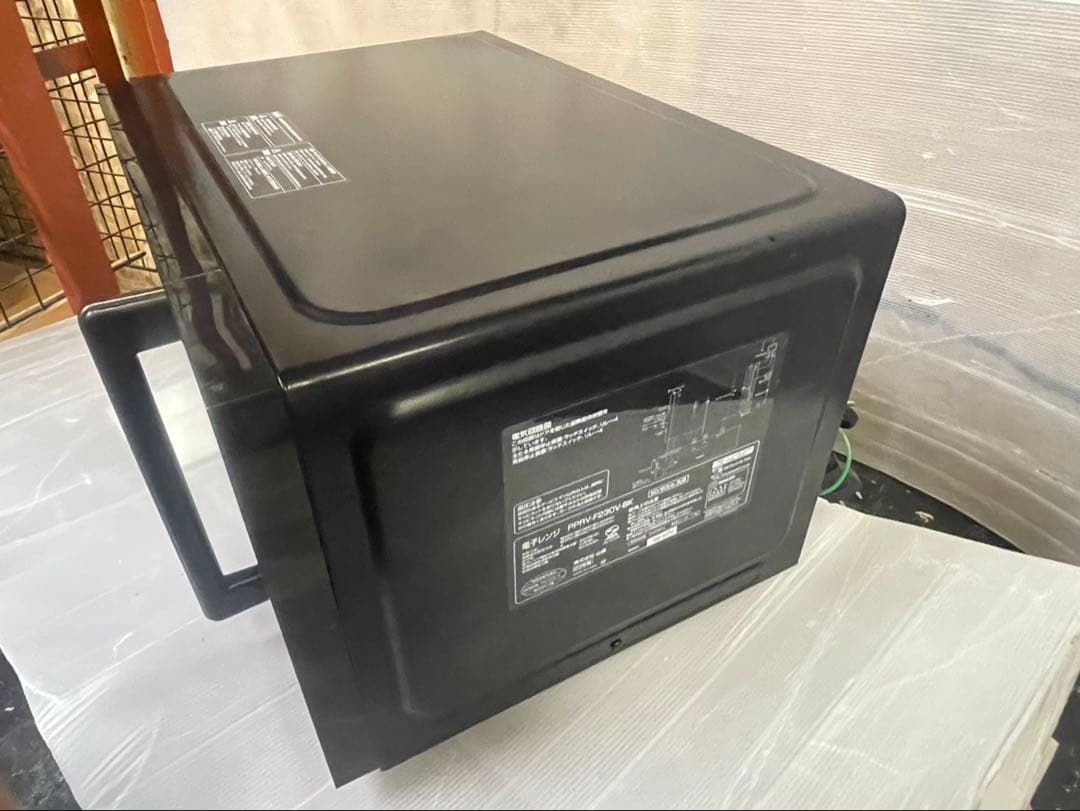 大阪引取限定　山善　黒 ミラー仕上げ オーブンレンジ