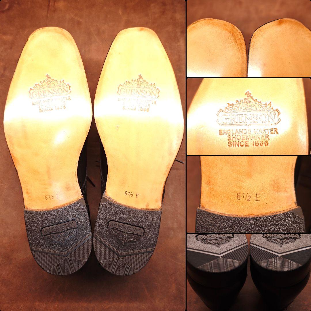 試着のみ　グレンソン　フットマスター　パンチドキャップトゥダービー