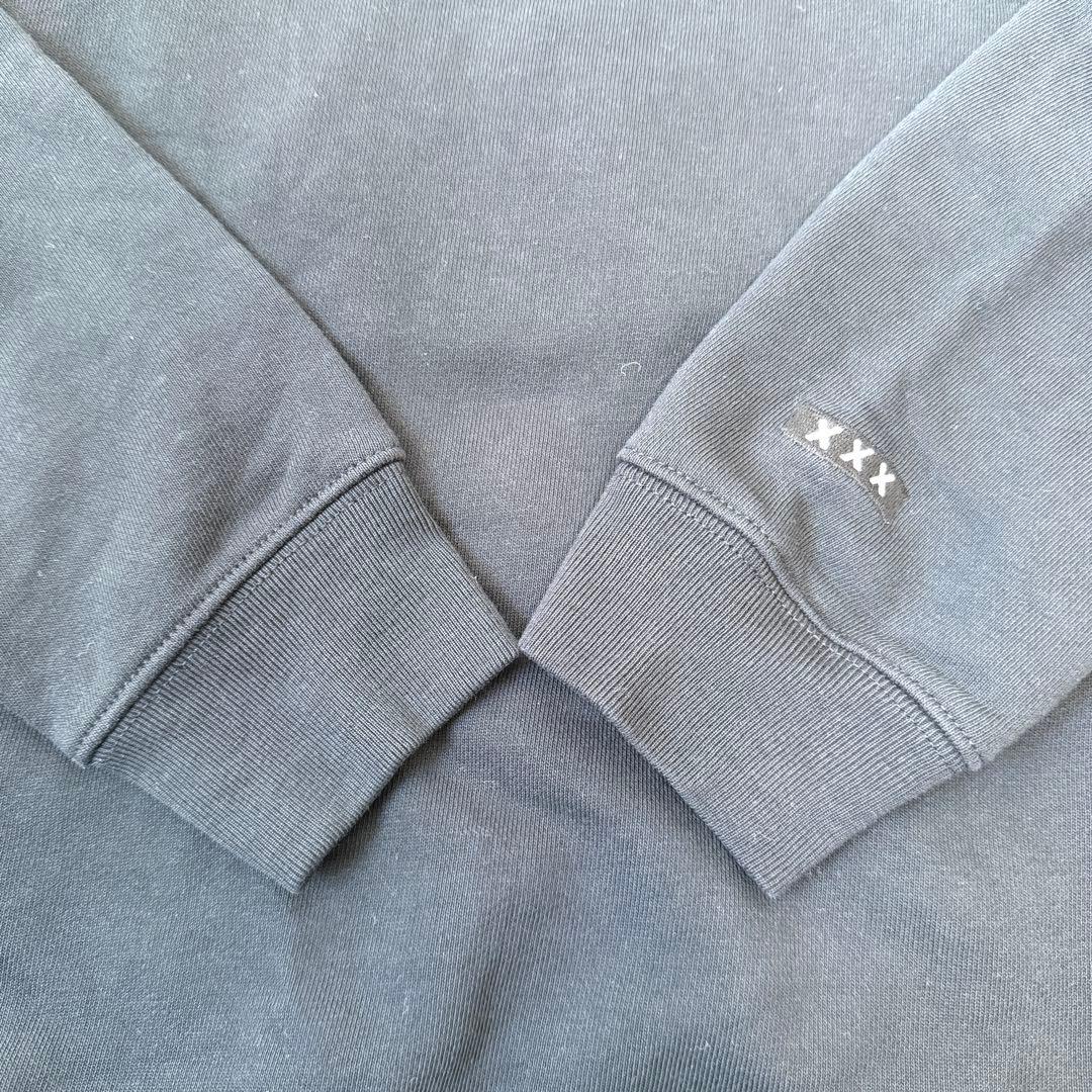 【美品✨】ウィンダンシー×ゴッドセレクション 背面パイルロゴ スウェット 黒 S