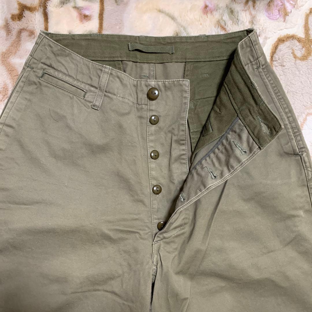 ナイジェルケーボン　チノパン　ミリタリーチノ　オリーブ