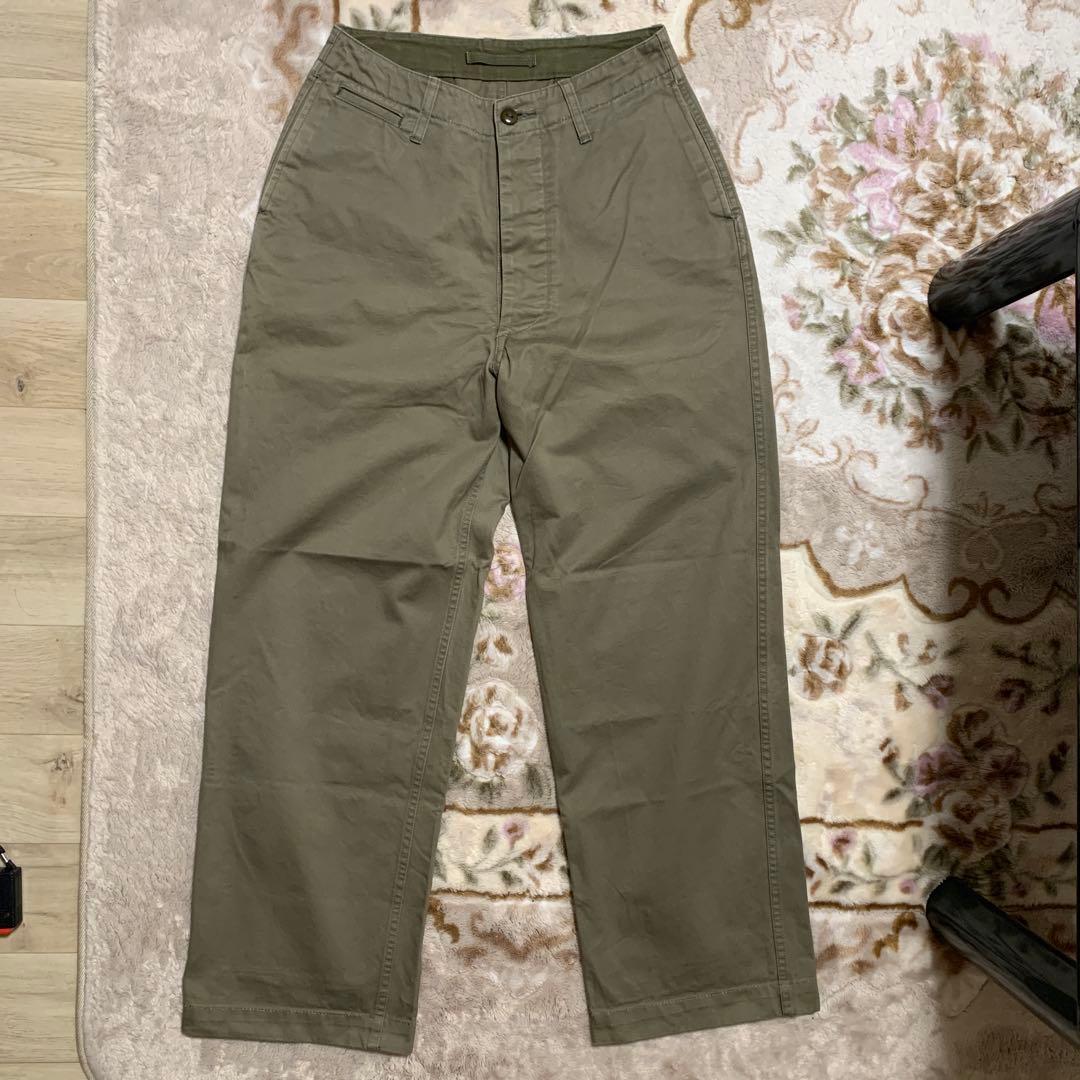 ナイジェルケーボン　チノパン　ミリタリーチノ　オリーブ