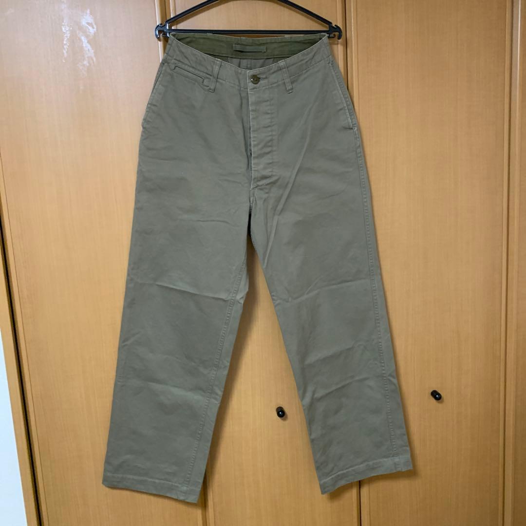 ナイジェルケーボン　チノパン　ミリタリーチノ　オリーブ