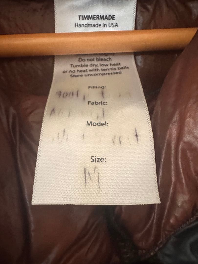 ジャケット・アウター Timmermade SUL 1.5 Down Vest Brown M