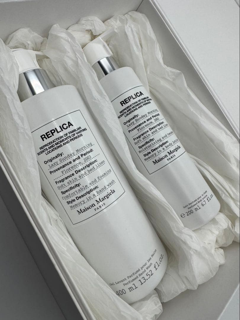 新品未使用マルジェラ レプリカ レイジーサンデーモーニング ハンド＆ボディセット