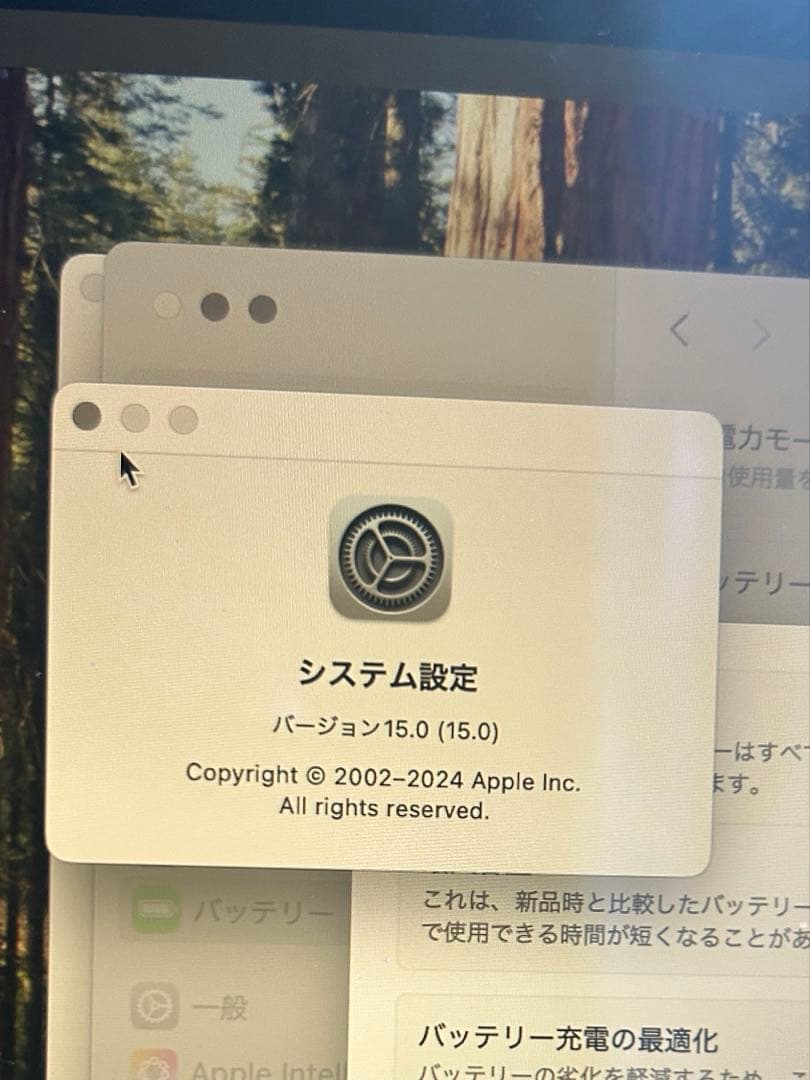 MacBook Air M1 256GB 8GB 最大充電98%