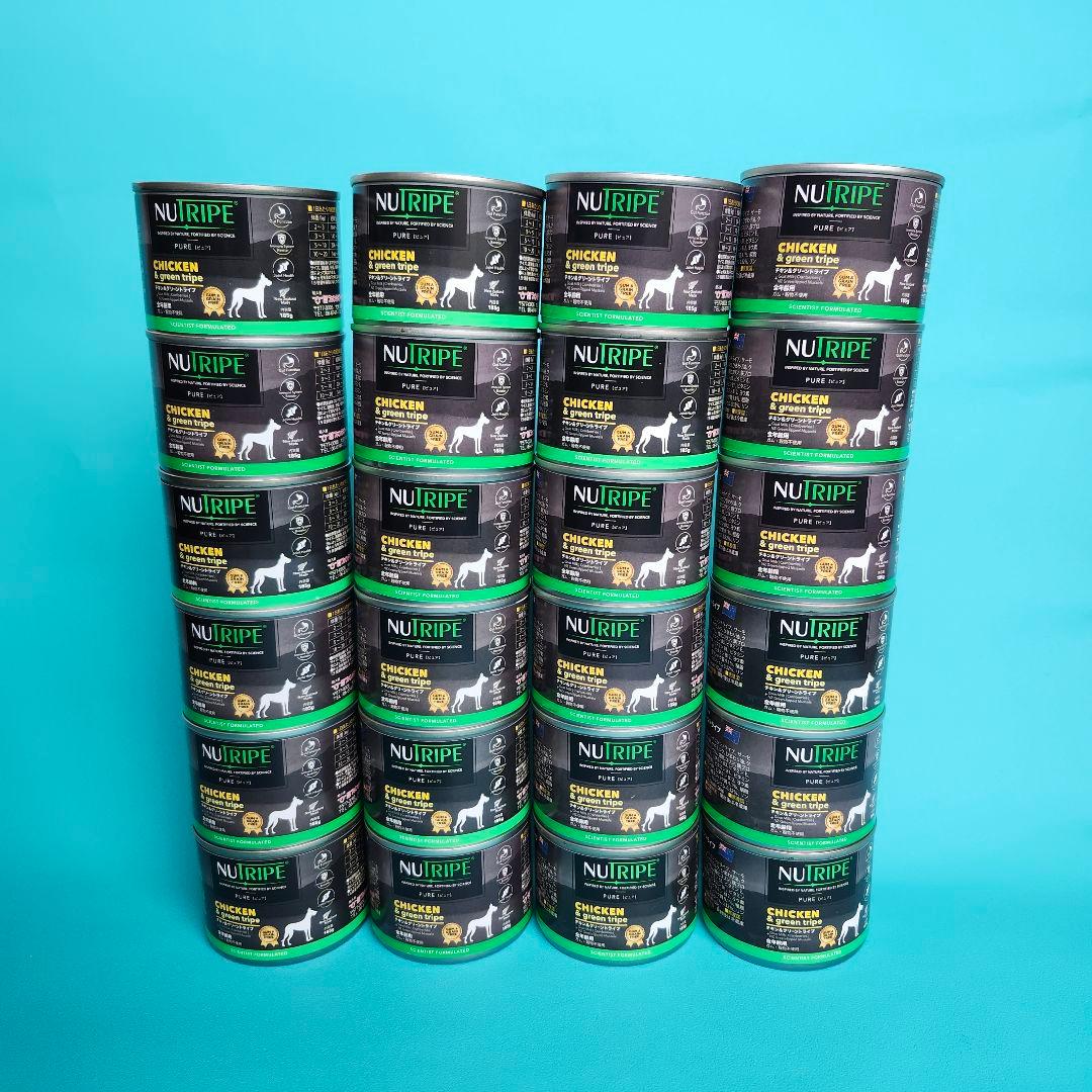 NUTRIPE チキン ウェットドッグフード 24缶セット