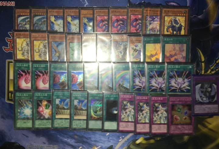 宝玉獣 デッキ ヨハンスリーブ付き