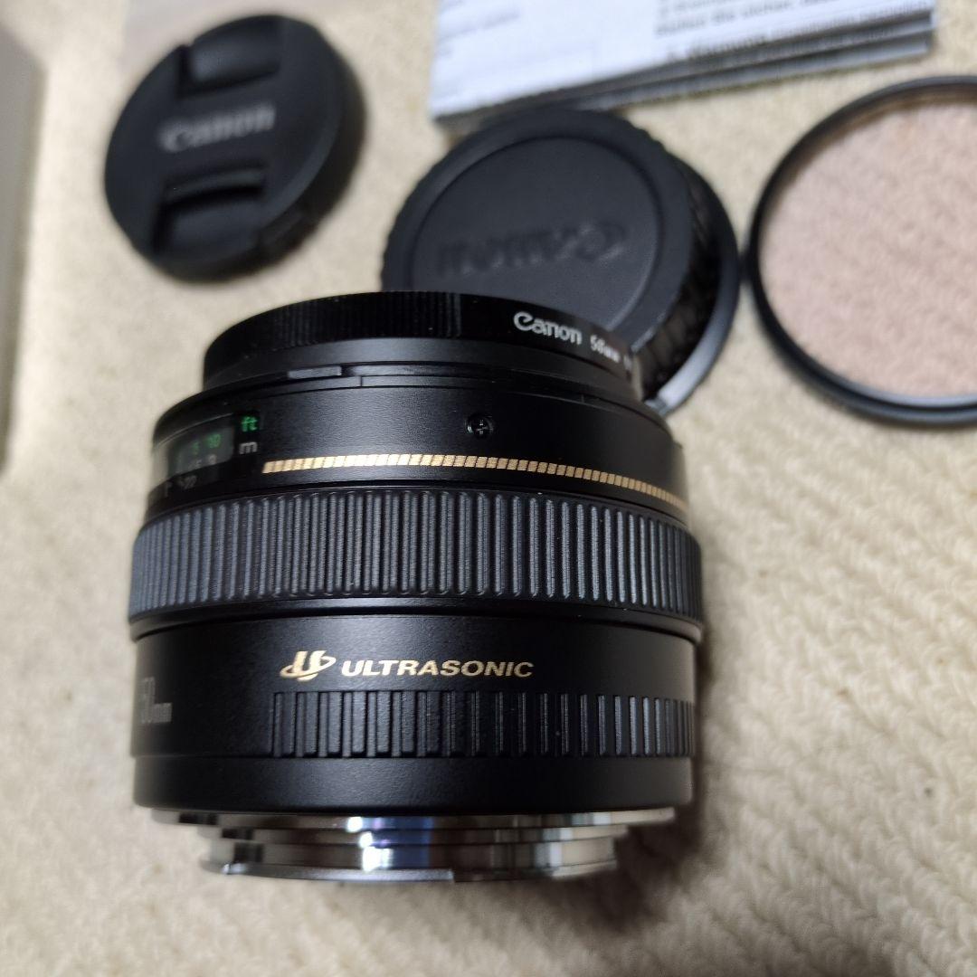Canon EF50mm F1.4 SM 元箱完備 フード
