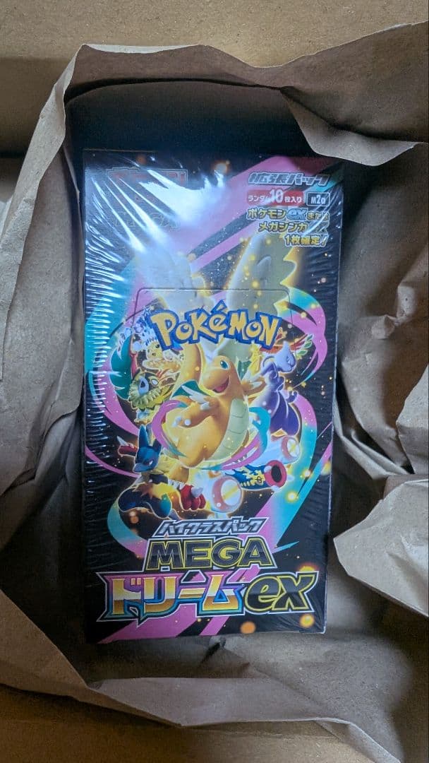 シュリンク付き　ポケモンカード　megaドリームex box