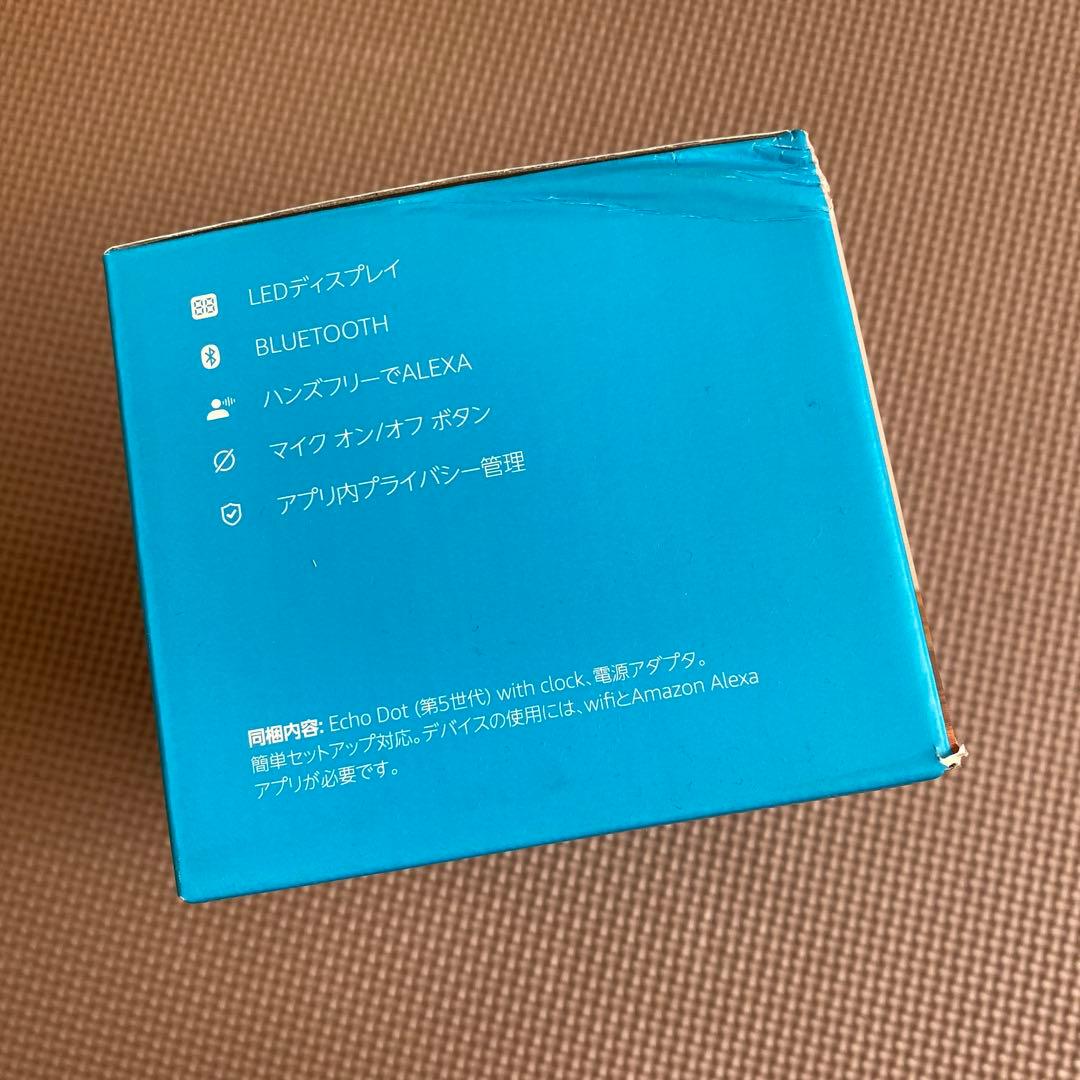 Echo Dot with Clock (LEDディスプレイ付き) 未開封