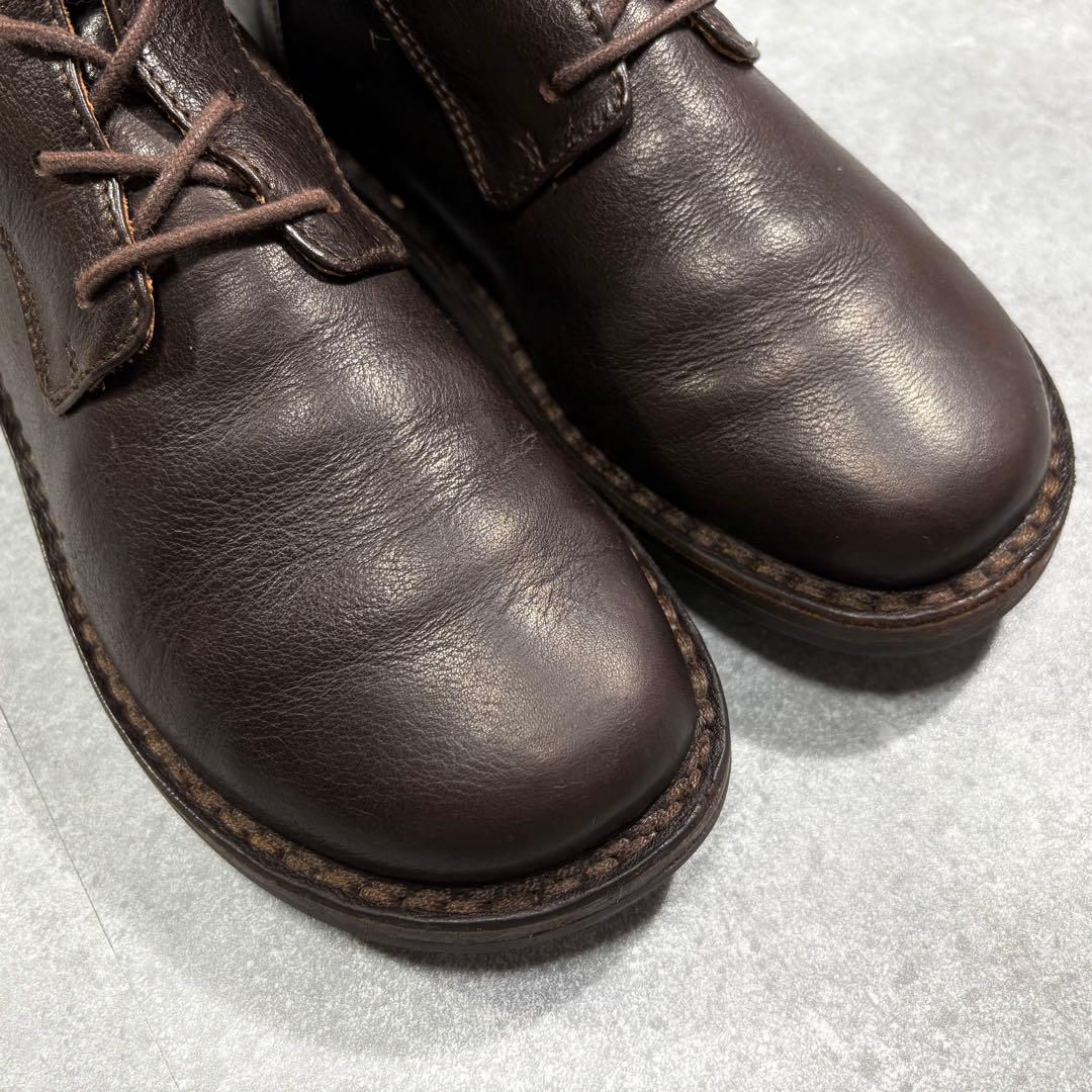 trippen トリッペン レースアップ レザーブーツ 23cm ブラウン