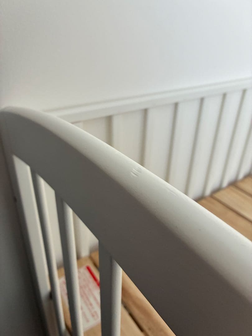 KATOJI ハイポジションベビーベッド アーチ　ホワイト　カトージ　説明書付き