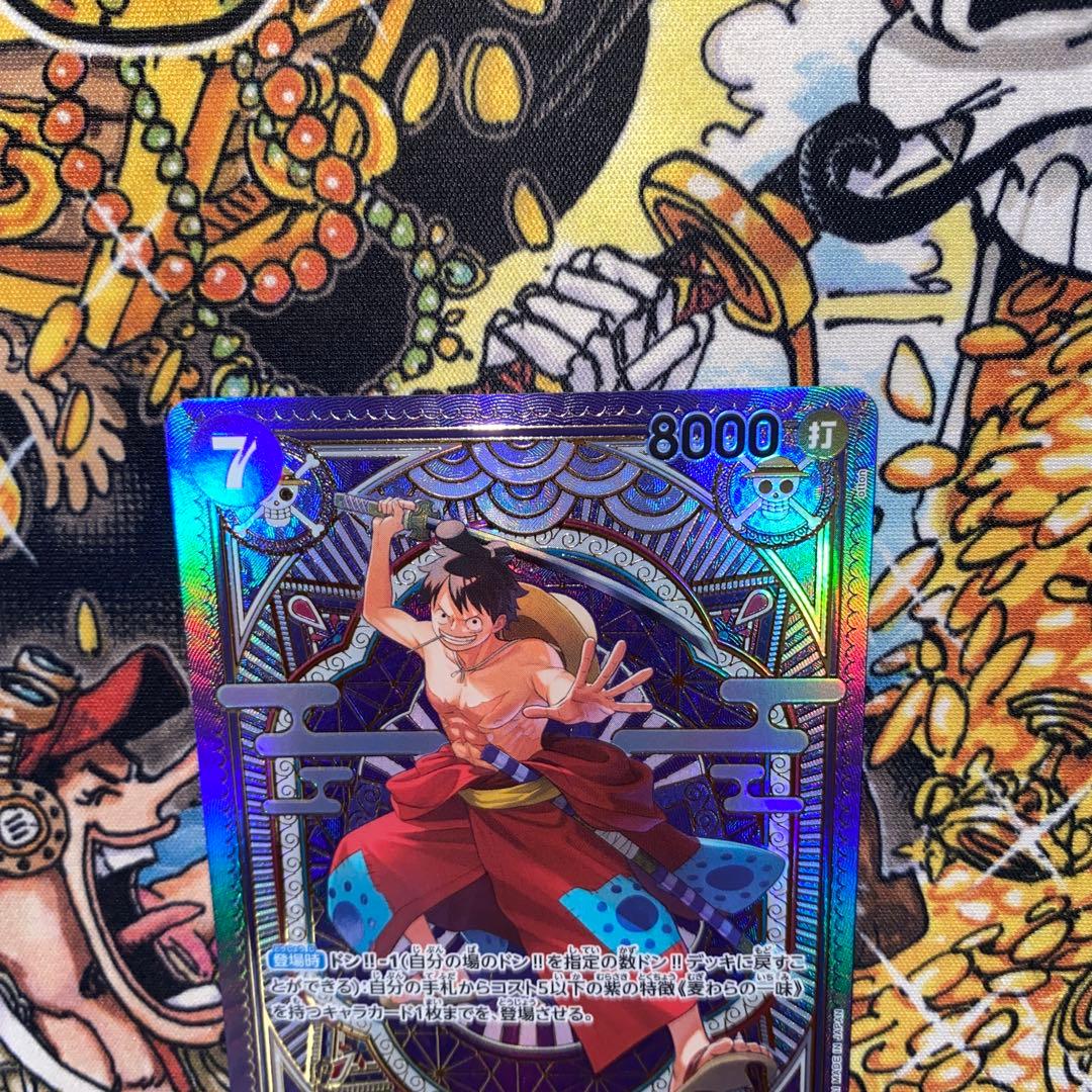 ルフィ太郎 SR SP ST18-005 ワンピースカード　パラレル