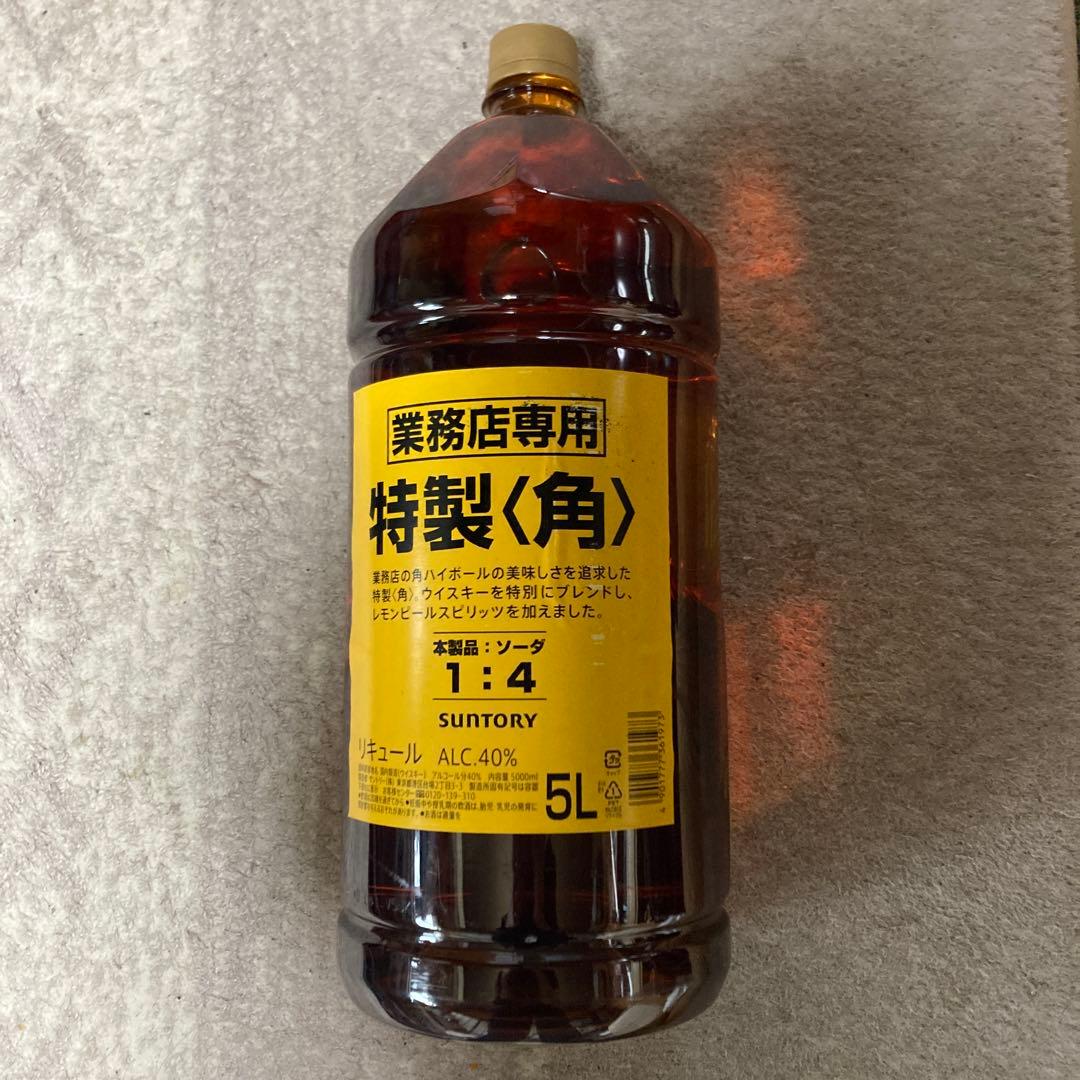 特製〈角〉ウイスキー 5L アルコール40%