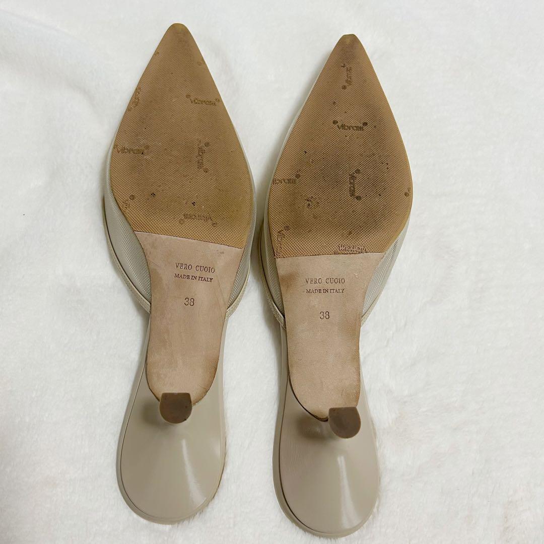 BRENTELLA ブレンテッラメッシュミュール 38size