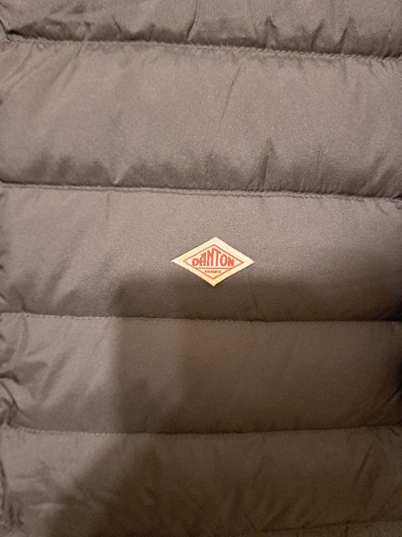 試着のみ DANTON　ダントン インナーダウン 　ブラック　メンズ XL