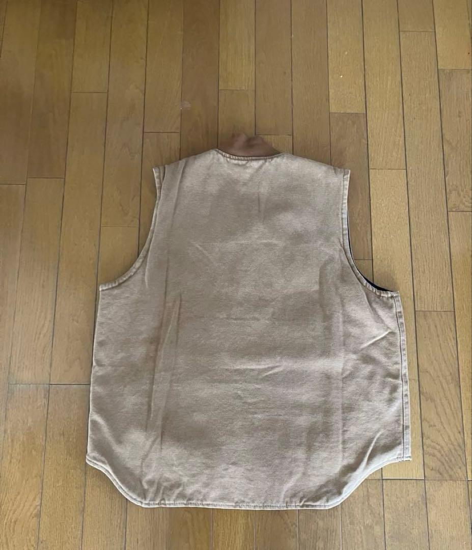 カーハート　ダックベスト　ブラウン　Mサイズ