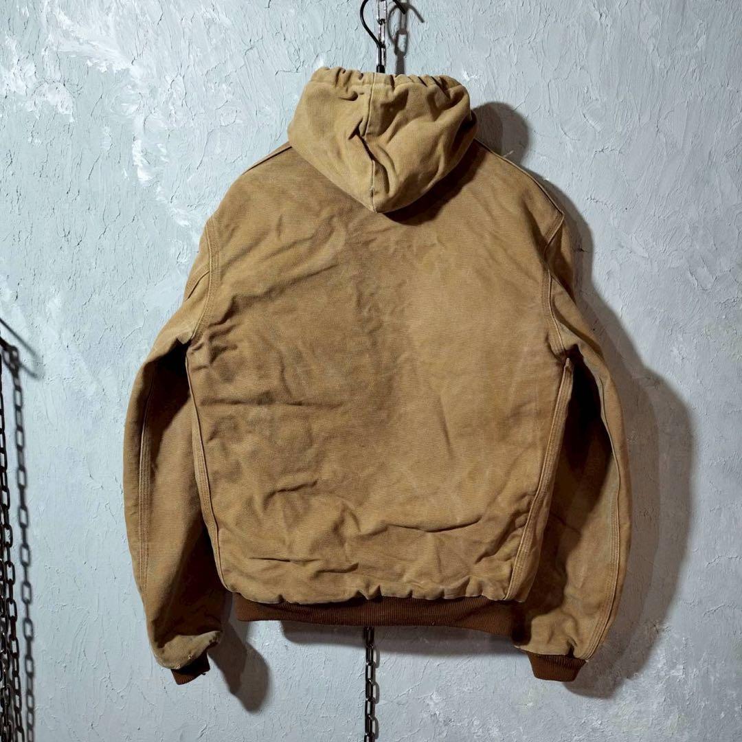 カーハート　アクティブジャケット　キッズ　ユースXL ダックジャケットベージュ.