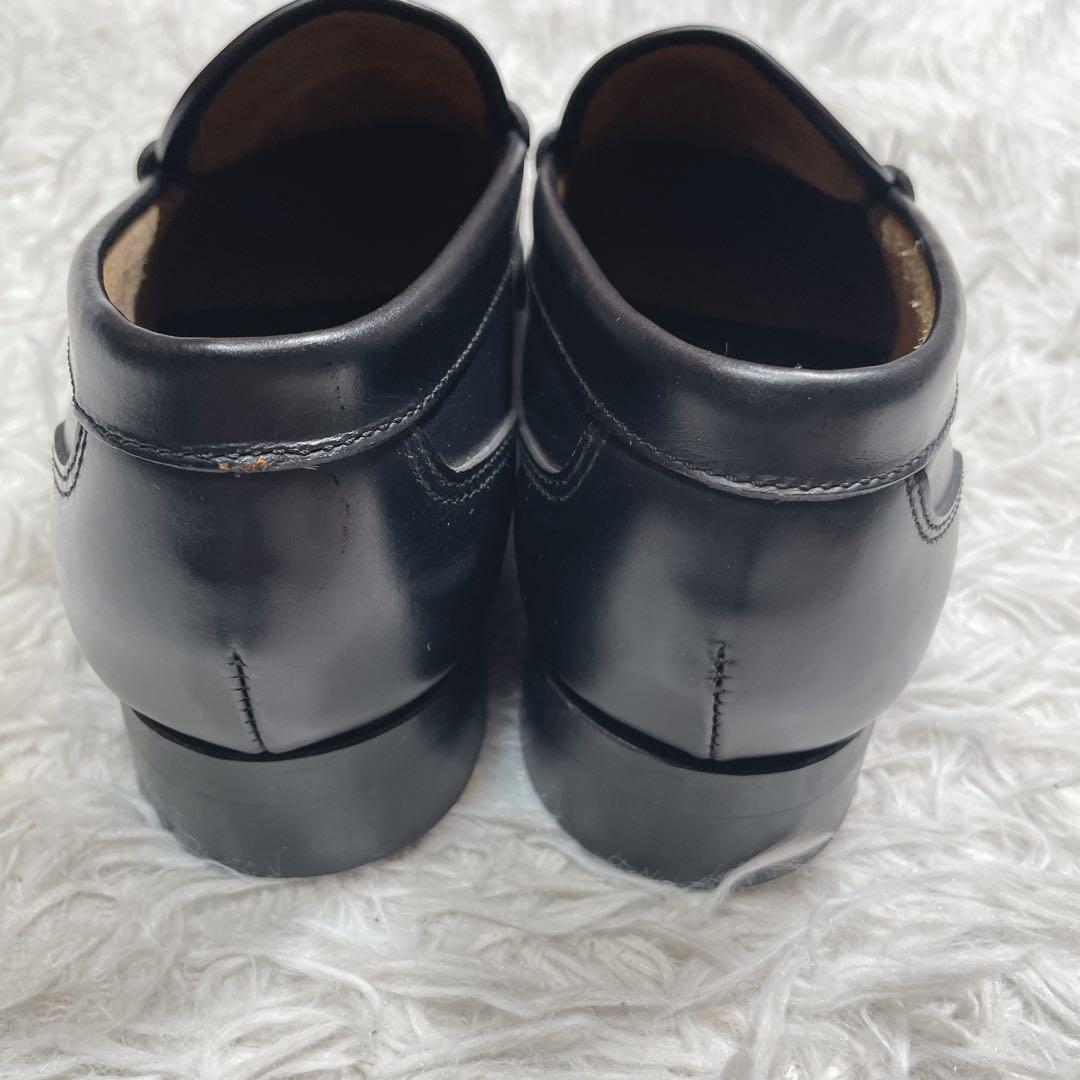 極美品　リーガル　ローファー　レザー　ブラック　黒　25cm