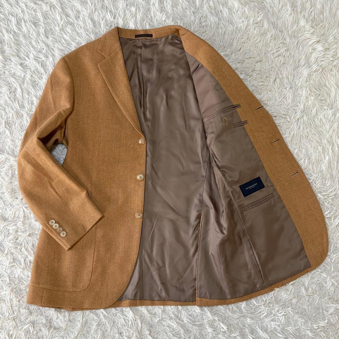 ✨美品✨ バーバリーロンドン テーラードジャケット カシミヤ混 アンゴラ混 L