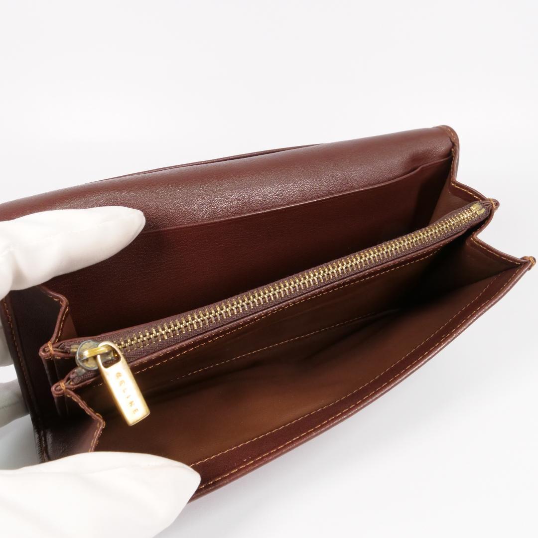 美品✨セリーヌ celine 長財布 マカダム デニム