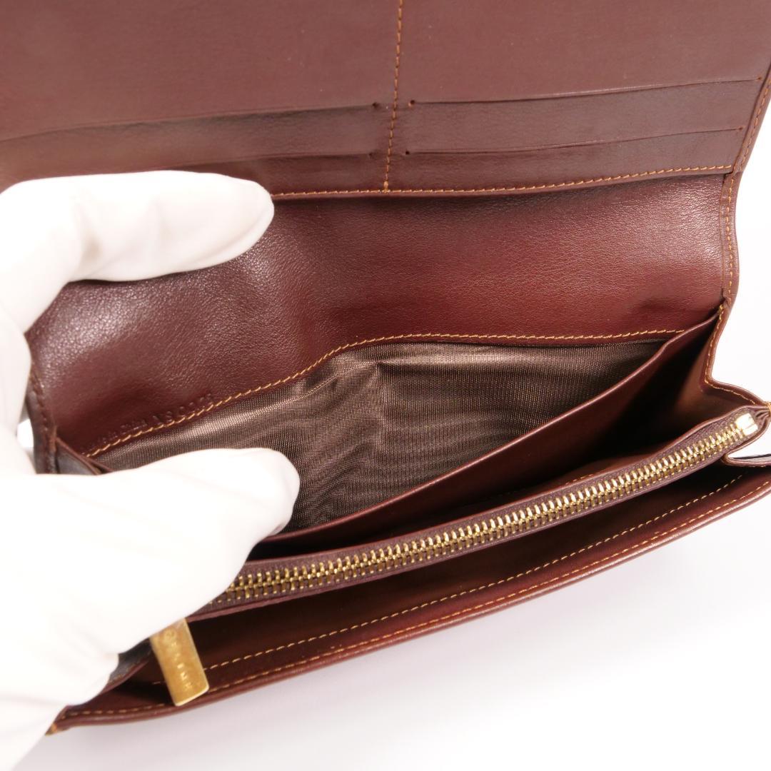 美品✨セリーヌ celine 長財布 マカダム デニム