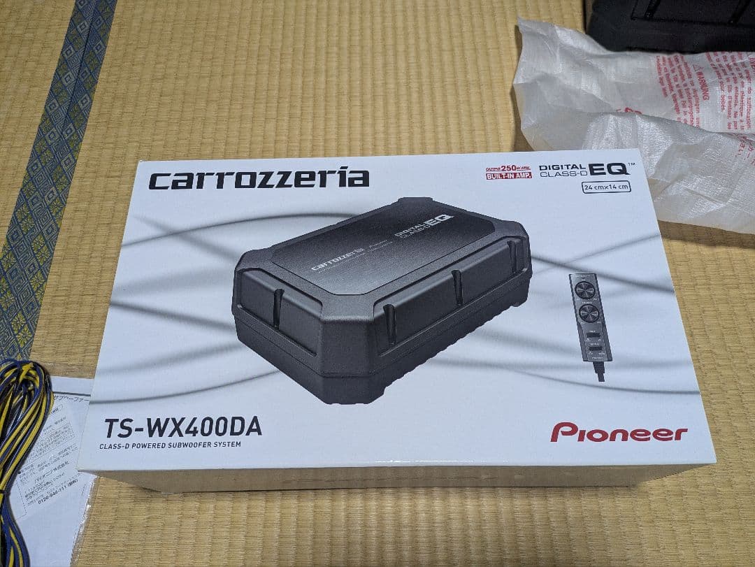 carrozzeria TS-WX400DA デジタルクラスDサブウーファー