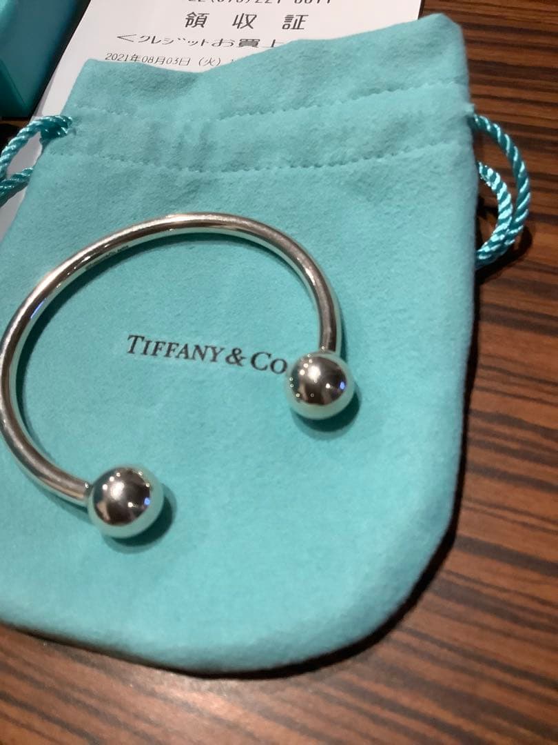 ティファニー　ハードウェア　ボールカフ　バングル