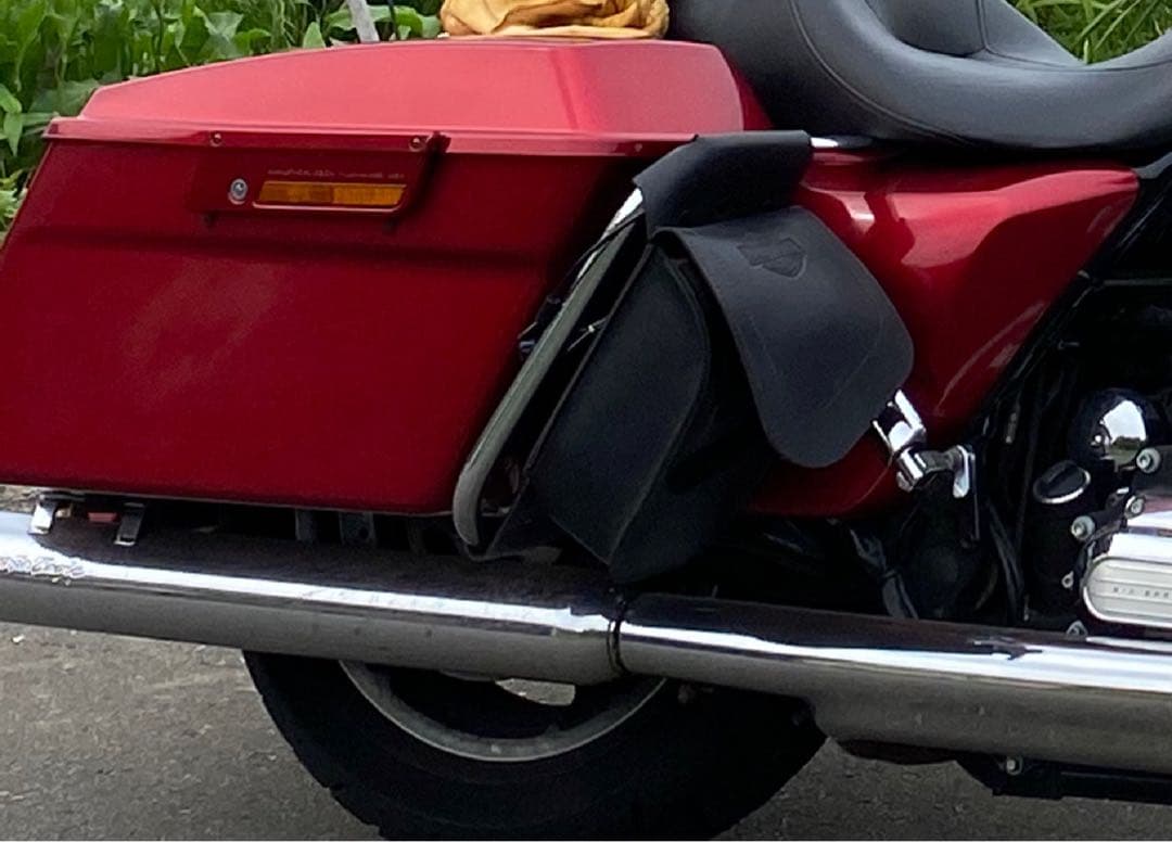 ハーレー★ツアラーバックガード用レザーバッグ