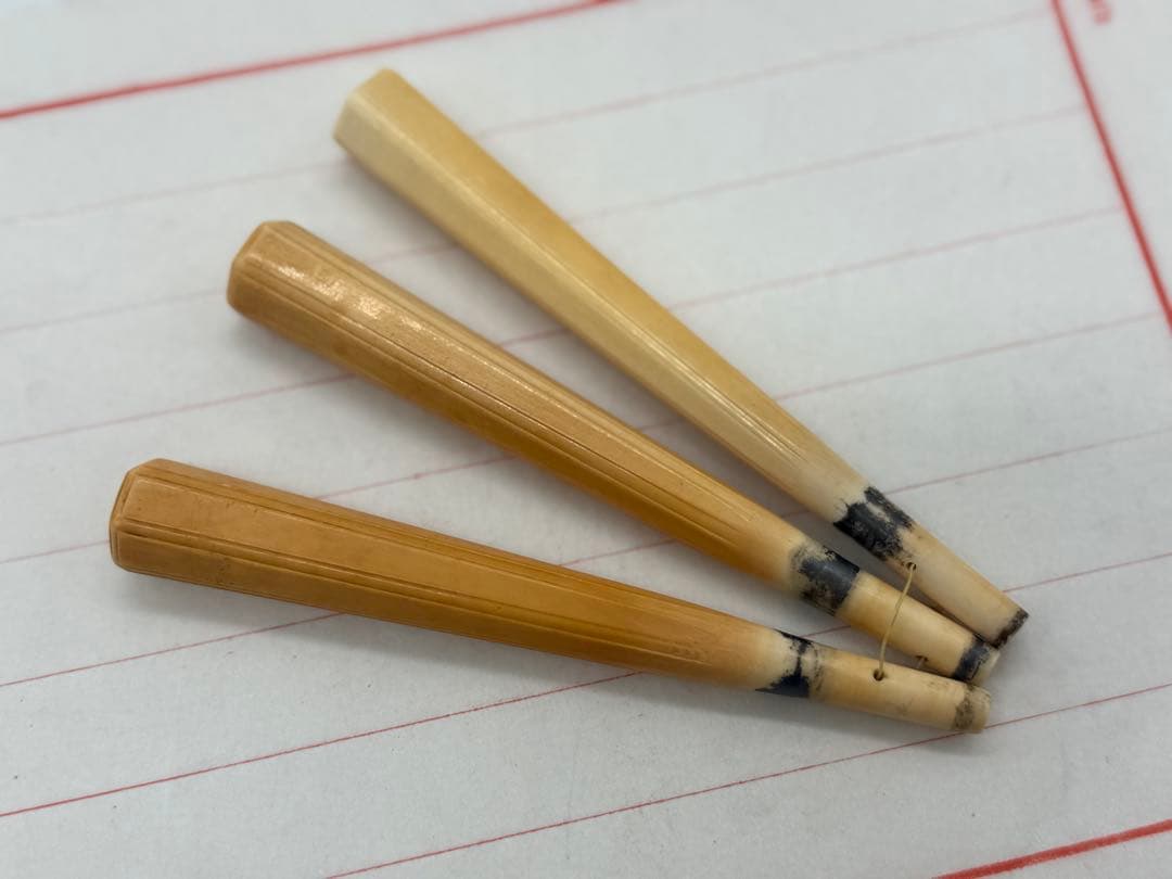 極上　糸巻3個　重さ約65g 三味線　和楽器　送料込み250927