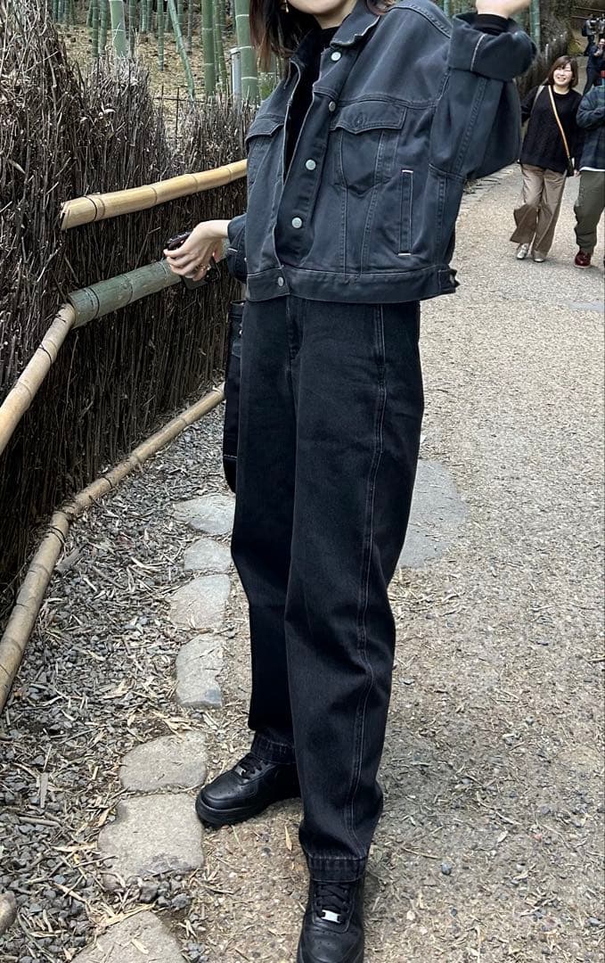 Acne Studios ブラック デニムジャケット EUR 36