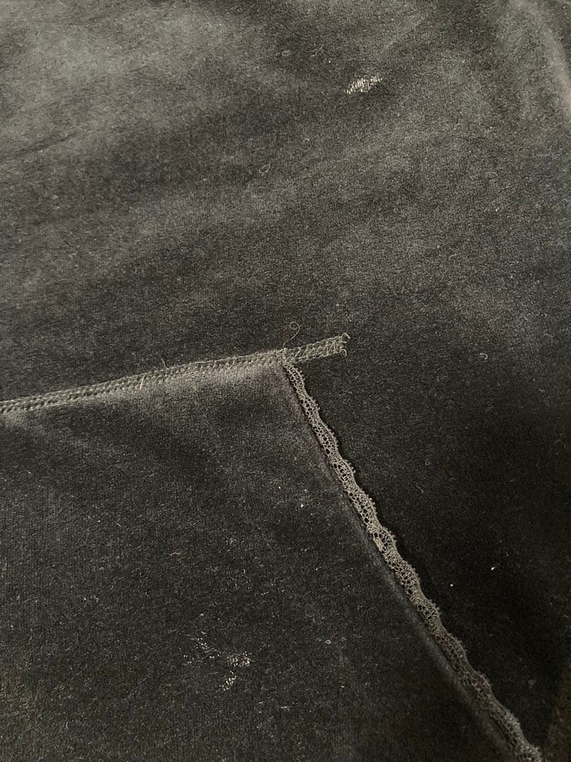 ヒステリックグラマー スカル スダッズ　ベロア　パーカー　GO AHEAD