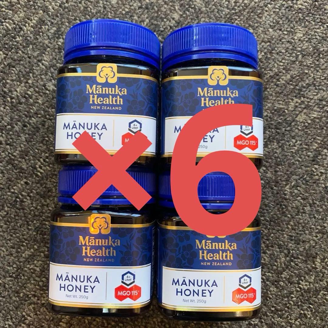 専用！マヌカヘルス マヌカハニー MGO115 + 250g ×6個セット