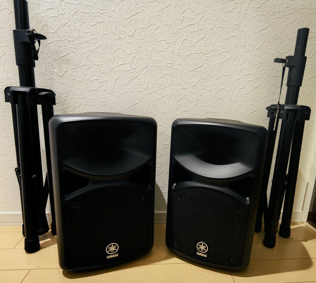 YAMAHA stagepas 400bt スタンド付き