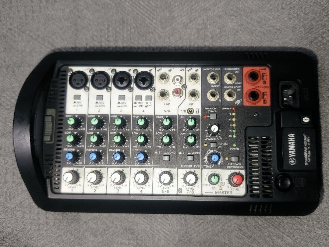 YAMAHA stagepas 400bt スタンド付き