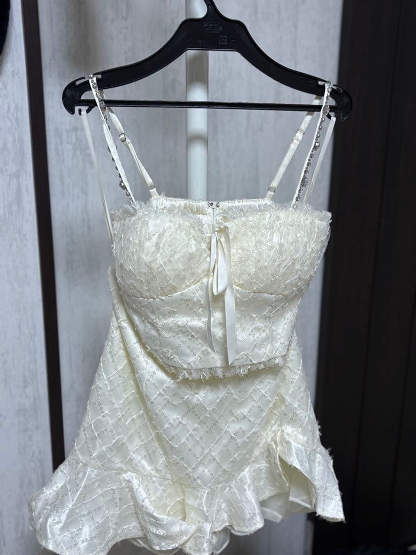 ROBE de FLEURSスパンコールレース