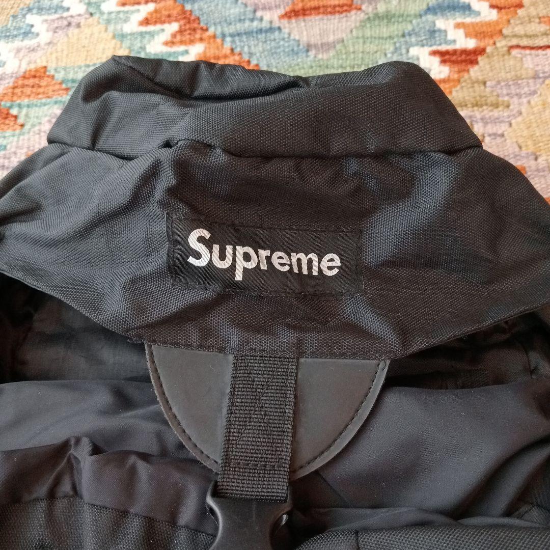 usa製 Supreme ブラック バックパック