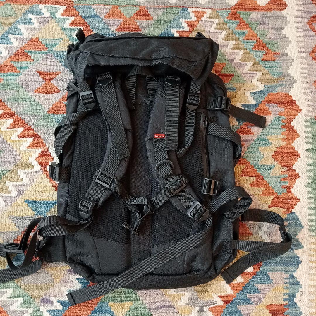 usa製 Supreme ブラック バックパック