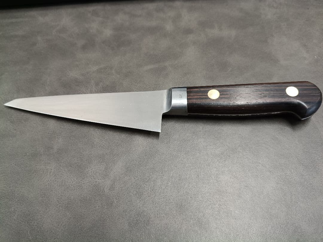 【希少】縞黒檀柄 MISONO ミソノ スウェーデン鋼 骨スキ角 包丁