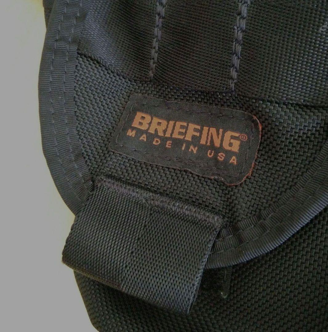 美品!!BRIEFING メッセンジャーバッグ 黒 LANCE2