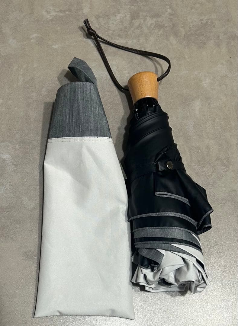 サンバリア100 折りたたみ日傘 3段折 三段折 コンビ ホワイト お値下げ❌