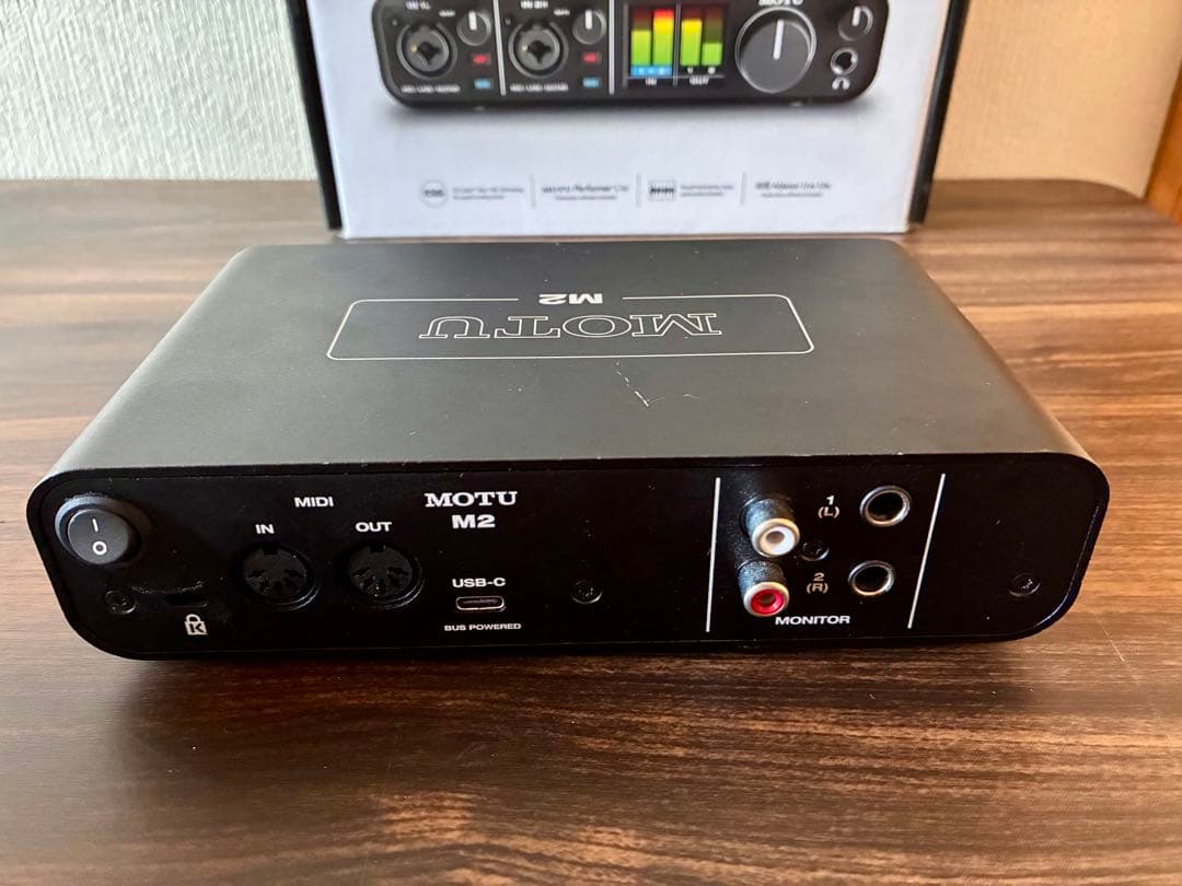 【済】MOTU M2 2-in/2-out USBオーディオインターフェイス