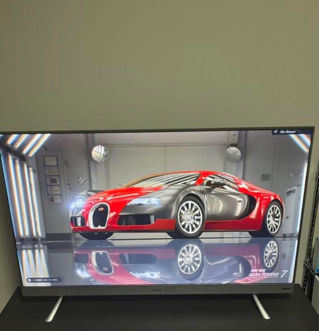 山善 55V型 液晶テレビ HDR対応 4K対応QRT-55W4K 2020年製