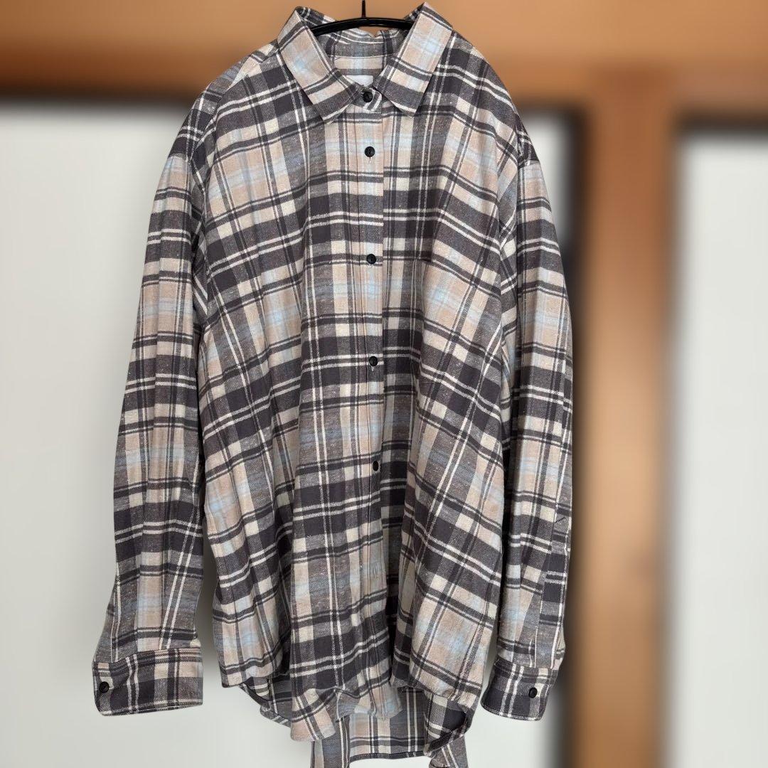 長袖チェックシャツ サイズ6