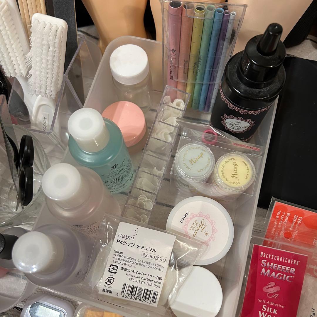 ネイリスト検定道具 バッグ付き まとめ売り