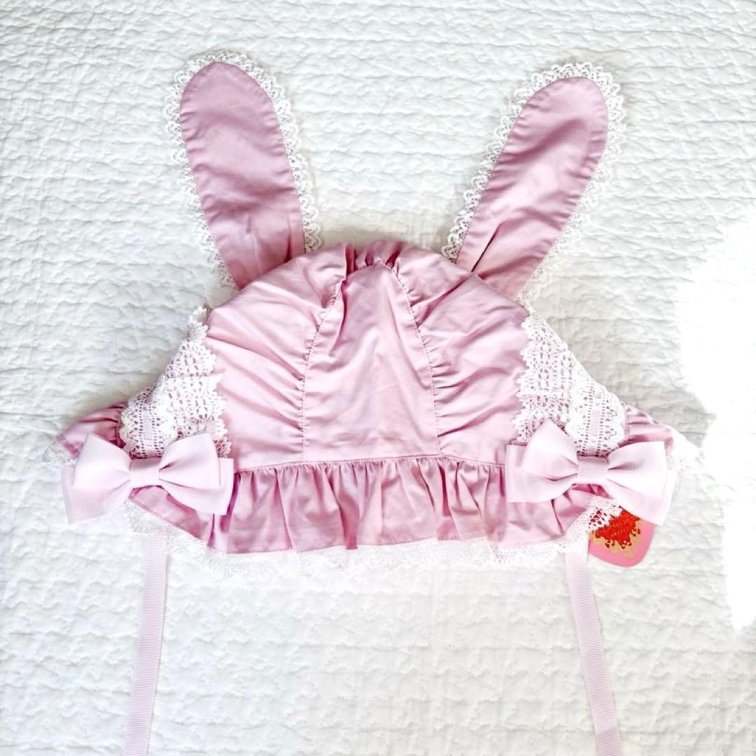 BABY, THE STARS SHINE BRIGHTうさみみボンネットピンク