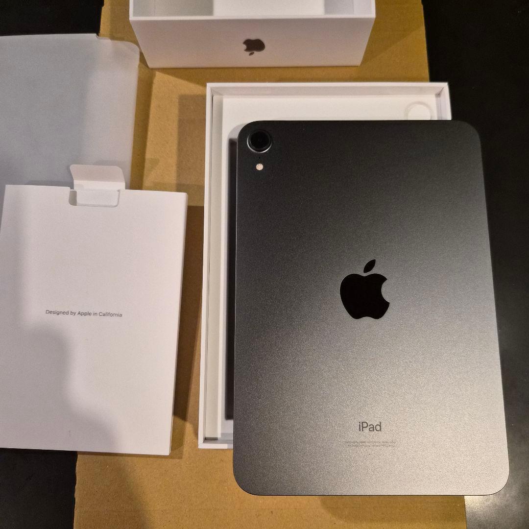 【美品】iPad mini (第6世代) 64GB 本体　スペースグレイ