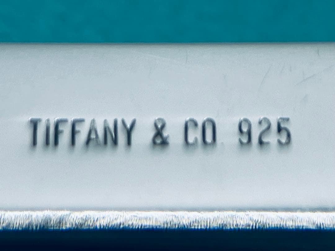 h812 ティファニー　エンジンターン　マネークリップ　シルバー　925