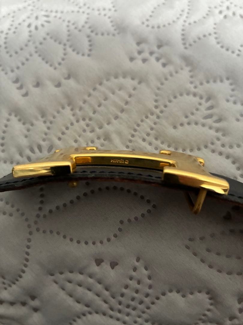 90s HERMES エルメス レザーベルト 1995年size70